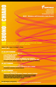 IL SUONO IN CHIARO - Firenze, 27 - 30 settembre 2006